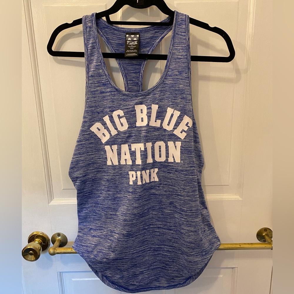 PINK Victoria's Secret Big Blue Nation Tank Top size S